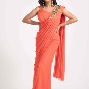 Ecstasy Drape Saree by Amiraga